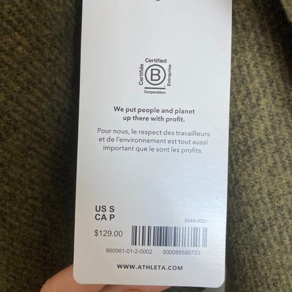 Athleta Stroll Fleece Jacket in Tapestry Gold - Picture 6 of 9